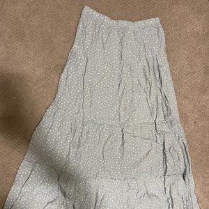 Brandy Melville Floral Tiered Skirt OS